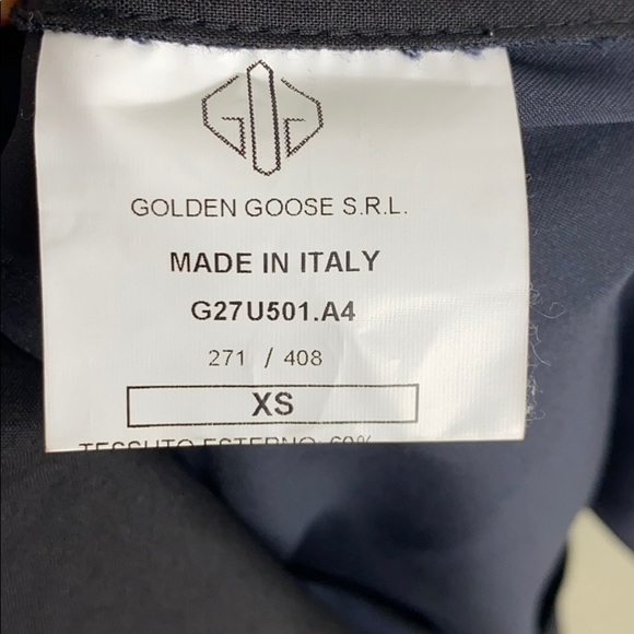 GOLDEN GOOSE DELUXE BRAND PANTS Navy Blue - Picture 9 of 10